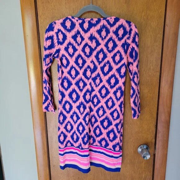 Lilly Pulitzer Beacon Shift Dress XXS | Little Fish Chase | Pima Cotton Resort - Picture 2 of 3